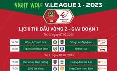 Lịch thi đấu V-League 2023 v&#242;ng 2: Si&#234;u đại chiến tại H&#224; Nội