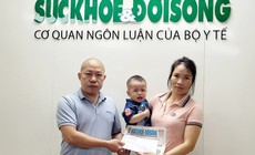 Gần 27 triệu đồng đến với b&#233; trai kh&#244;ng c&#243; hậu m&#244;n, bị bệnh tim