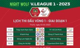 Lịch thi đấu V-League 2023 vòng 1: Tưng bừng đại chiến khai hội