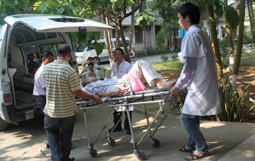 Việc triển khai đề án bệnh viện vệ tinh góp phần hạn chế tình trạng chuyển viện. Ảnh: Quế Tâm