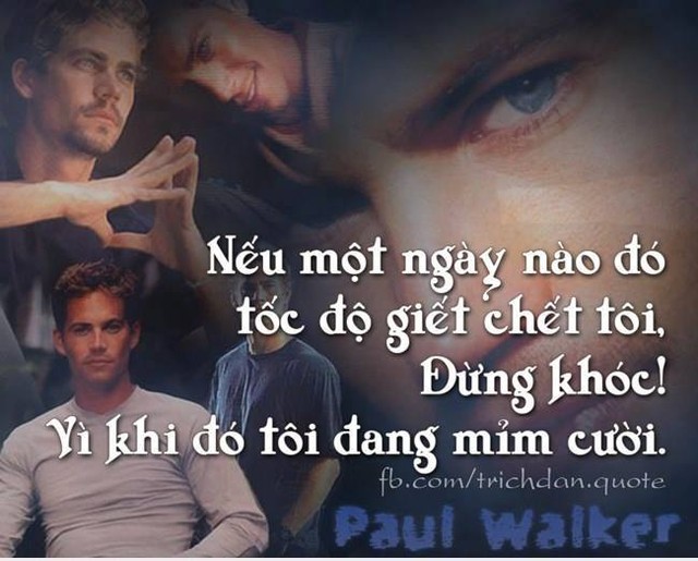 Paul Walker ra đi nhưng hình ảnh về anh vẫn luôn trong trái tim người hâm mộ