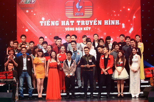 
	Những thí sinh vào bán kết Tiếng hát Truyền hình 2013. Ảnh: Phạm Thế Danh.