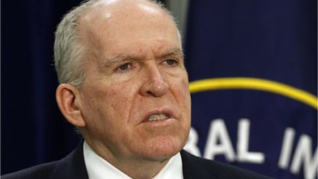 Giám đốc CIA John Brennan phát biểu trước báo giới tại trụ sở CIA ngày 11/12.
