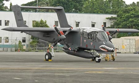 Một máy bay OV-10 của không quân Philippines.