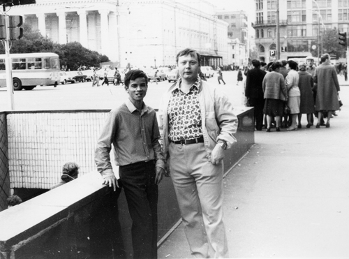 Ông Rolf Huebner và ông Nguyễn Đức Quí những ngày ở Moscow