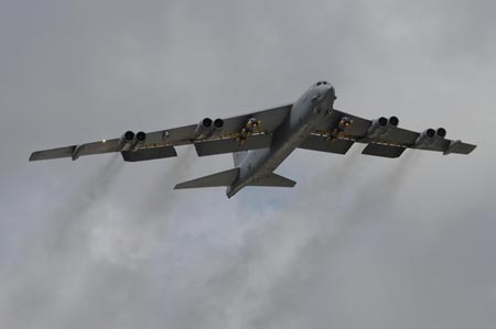 A US B-52 bomber. (Photo/USAF)