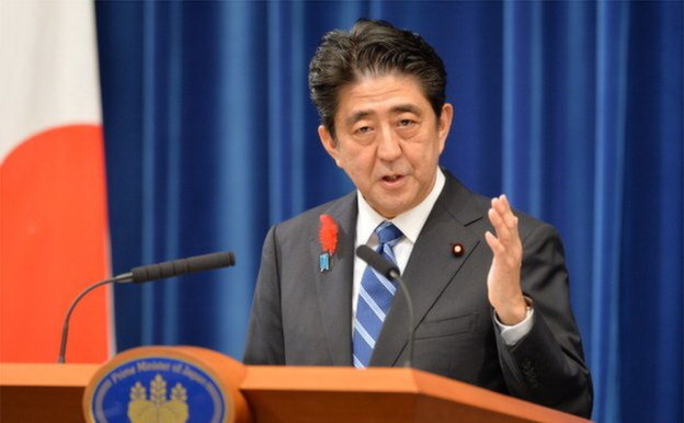 Thủ tướng Nhật Bản Shinzo Abe. Ảnh: AAP