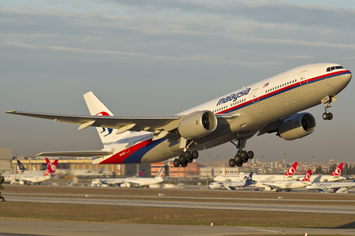 máy bay Boeing 777-200 của Malaysia Airlines. Ảnh: wikimedia.org.