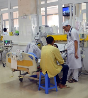 Những nạn nhân đã được các bác sĩ dốc sức cho công tác điều trị.