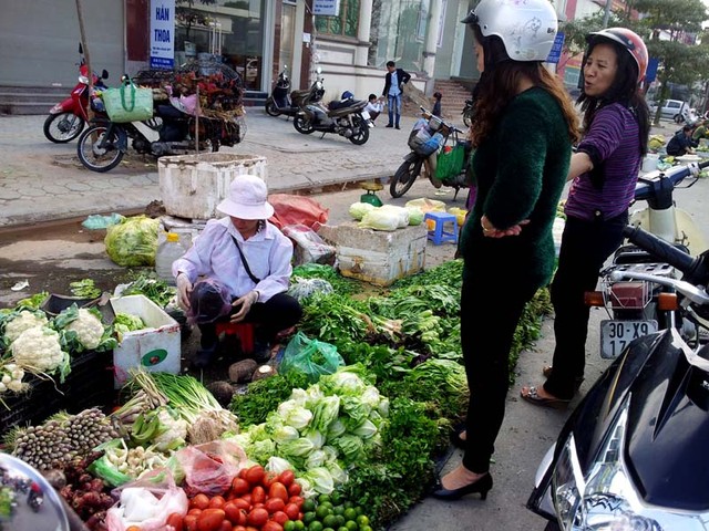 Rau xanh tăng giá sau Tết Rau xanh tăng giá sau Tết