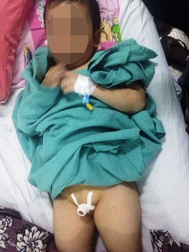 Cháu Trần Đình Nhật Quang sau khi xuất viện. (Ảnh do gia đình nạn nhân cung cấp) Cháu Trần Đình Nhật Quang sau khi xuất viện. (Ảnh do gia đình nạn nhân cung cấp)