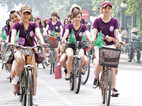 Thủ tướng chỉ đạo 5 thành phố trực thuộc Trung ương phát triển xe đạp công cộng. Ảnh minh họa