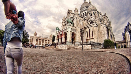 Phố Montmartre, Paris.