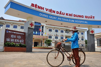 BV Dầu khí Dung Quất được thừa hưởng cơ sở vật chất khang trang.