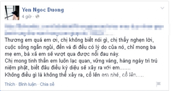 Sao Việt nghẹn ngào khi biết người mẫu Duy Nhân bị ung thư