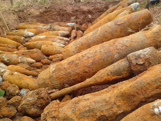 159 quả bom được tìm thấy 159 quả bom được tìm thấy