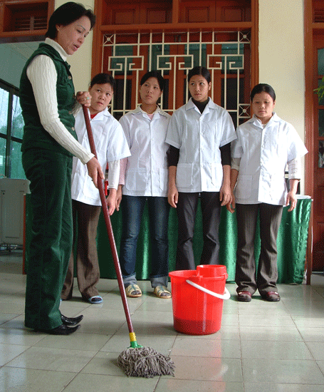Nhu cầu tuyển người giúp việc gia đình thạo việc rất nhiều (ảnh tư liệu)