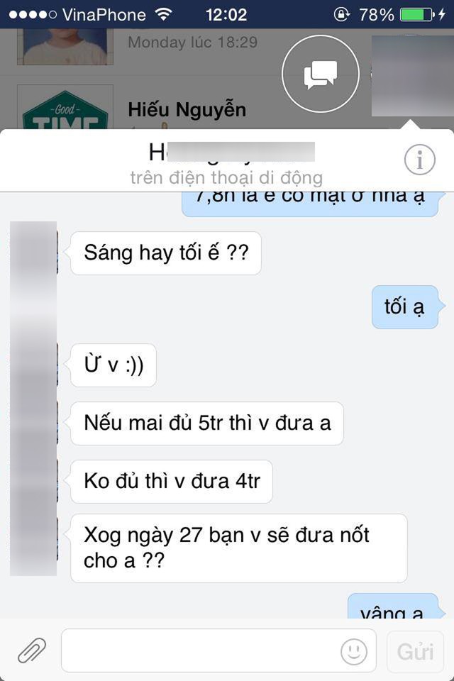 Bằng chứng trong đoạn chia sẻ của cô nàng M.C