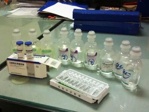 Số thuốc kháng sinh không nguồn gốc bị phát hiện.