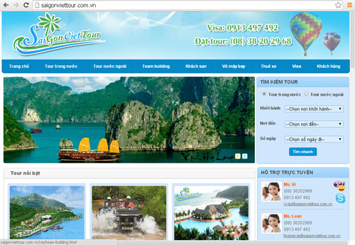 Một trang web du lịch “ma” bị cơ quan chức năng xử phạt.