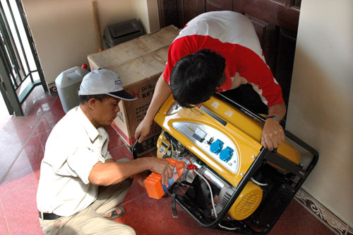 Khói từ máy phát điện dễ gây ngạt.