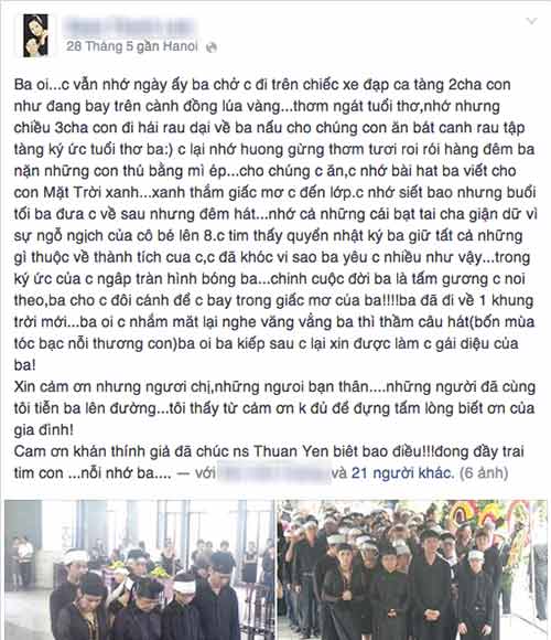 Rơi lệ: Thơ NS Thuận Yến gửi Thanh Lam - 3