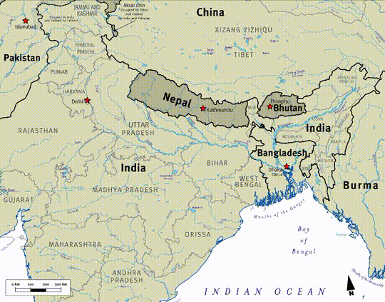 Nepal và Bhutan đều từng bị Trung Quốc xem là thuộc về Tây Tạng Nepal và Bhutan đều từng bị Trung Quốc xem là thuộc về Tây Tạng