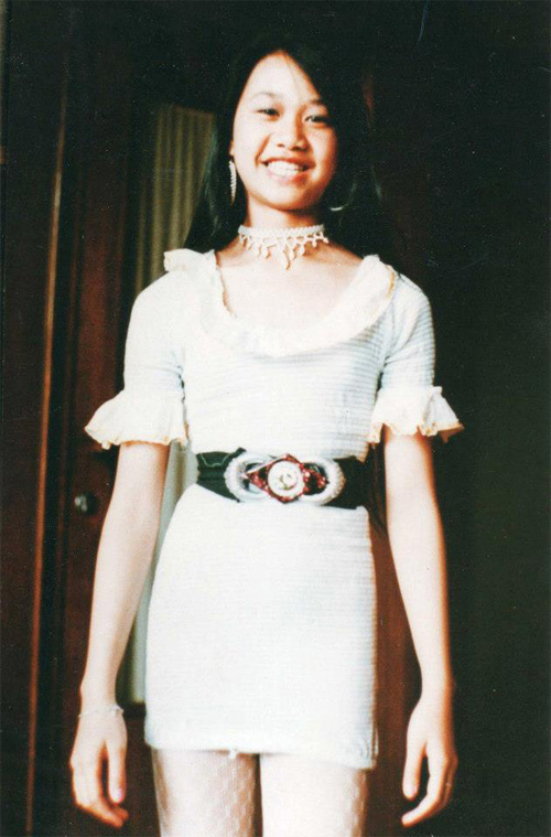 Bức ảnh được chụp vào dịp sinh nhật Quỳnh Nga hồi tháng 7/1993.