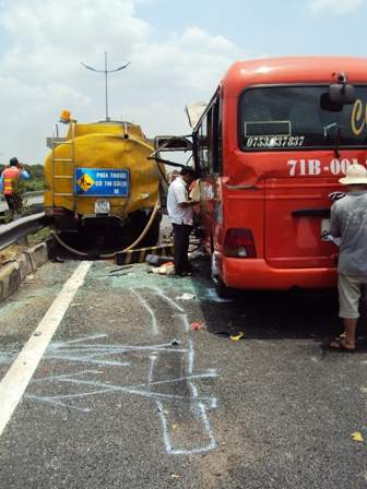 Hiện trường vụ tai nạn