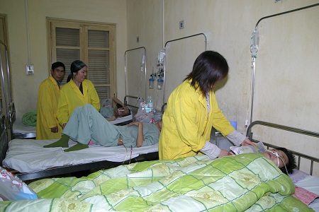 Hoàn thành số giường bệnh do Chính phủ giao. Ảnh: TM