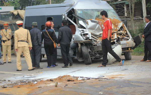 Đám cưới, xe tải, nát đầu, xe khách