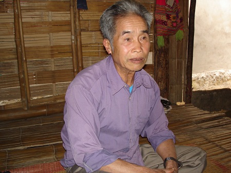 
	Già làng Xa Văn Thế.