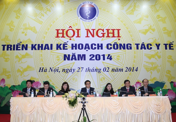 Phó Thủ tướng Vũ Đức Đam, Bộ trưởng Bộ Y tế Nguyễn Thị Kim Tiến và các đồng chí lãnh đạo Bộ Y tế chủ trì

Hội nghị

                                     ảnh Trần Minh
