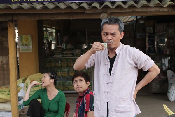 
	Cảnh phim Làng ma - 10 năm sau.