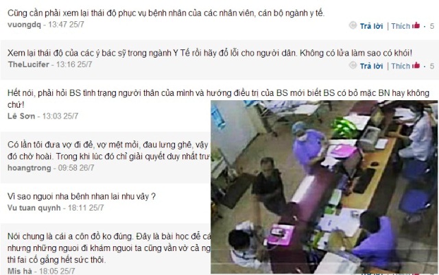 Không lẽ dưới mắt mọi người, cứ có người hành hung nhân viên y tế là nhân viên y tế có lỗi hay sao? Và ai hành hung nhân viên y tế cũng sẽ được thông cảm hay sao?