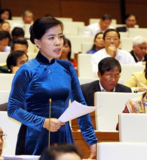 Đại biểu Quốc hội Nguyễn Thị Kim Thúy. Ảnh: TTXVN Đại biểu Quốc hội Nguyễn Thị Kim Thúy. Ảnh: TTXVN