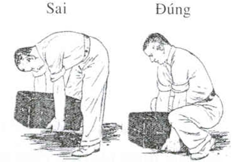 Sai tư thế khi mang vác có thể gây đau thắt lưng