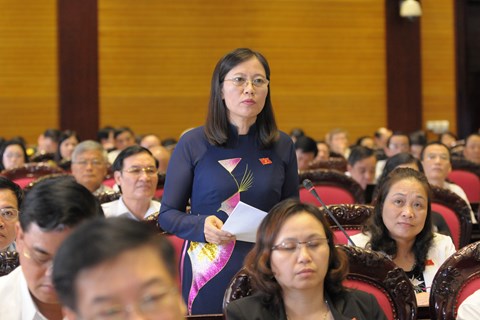 Đại biểu Lê Thị Nga (Thái Nguyên).