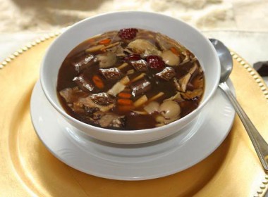 Nhung hươu nấm nấm hương, kỷ tử, táo đỏ