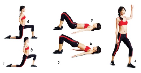4 động tác phục hồi nhanh dáng vóc