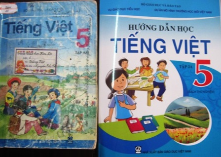 Hai cuốn sách Hướng dẫn học Tiếng Việt và Tiếng Việt lớp 5 có đoạn văn “lạ” về sự tích Thánh Gióng.