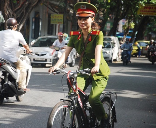 Công an Hà Nội sẽ tuần tra bằng xe đạp