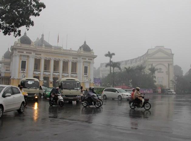 Không khí lạnh tràn về, Bắc Bộ trở lại mưa phùn nồm ẩm