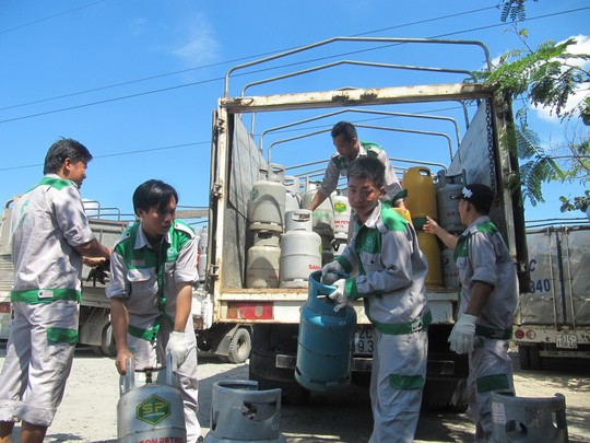 Gas tăng thêm 5.000 đồng/bình 12 kg