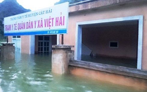 hải phòng: 30 hộ dân xã đảo việt hải chìm trong biển nước hình 0 hai phong: 30 ho dan xa dao viet hai chim trong bien nuoc hinh 0