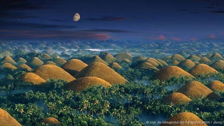Những ngọn đồi sôcôla ở
Philippines:
