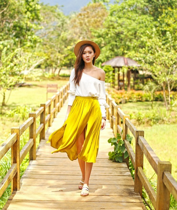 váy xẻ cao