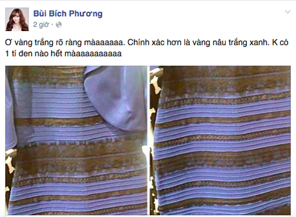 Màu sắc thật sự của chiếc váy gây tranh cãi! - Juno_okyo's Blog