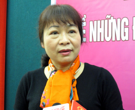 Bà Trần Thị Thúy Nga (Vụ trưởng Vụ BHXH, Bộ LĐ-TB&XH)