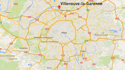 Vị trí khu Villeneuve-la-Garenne. Đồ họa: Google Maps.